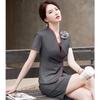 Women's Professional Short-Sleeved Skirt Suit