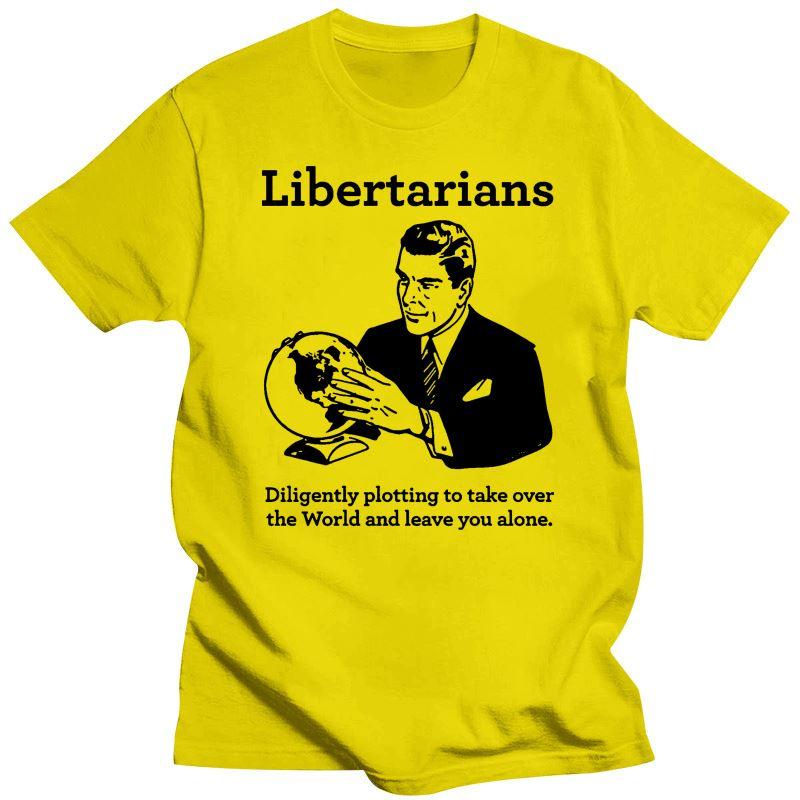 

Новинка 2023 года CafePress The Libertarian Plot Белая футболка Хлопковая футболка XL