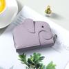 Pu Leather Elephant Money Bag Women Coin Purse With Key Ring Multifunctional Zipper Storage Bags Key Case