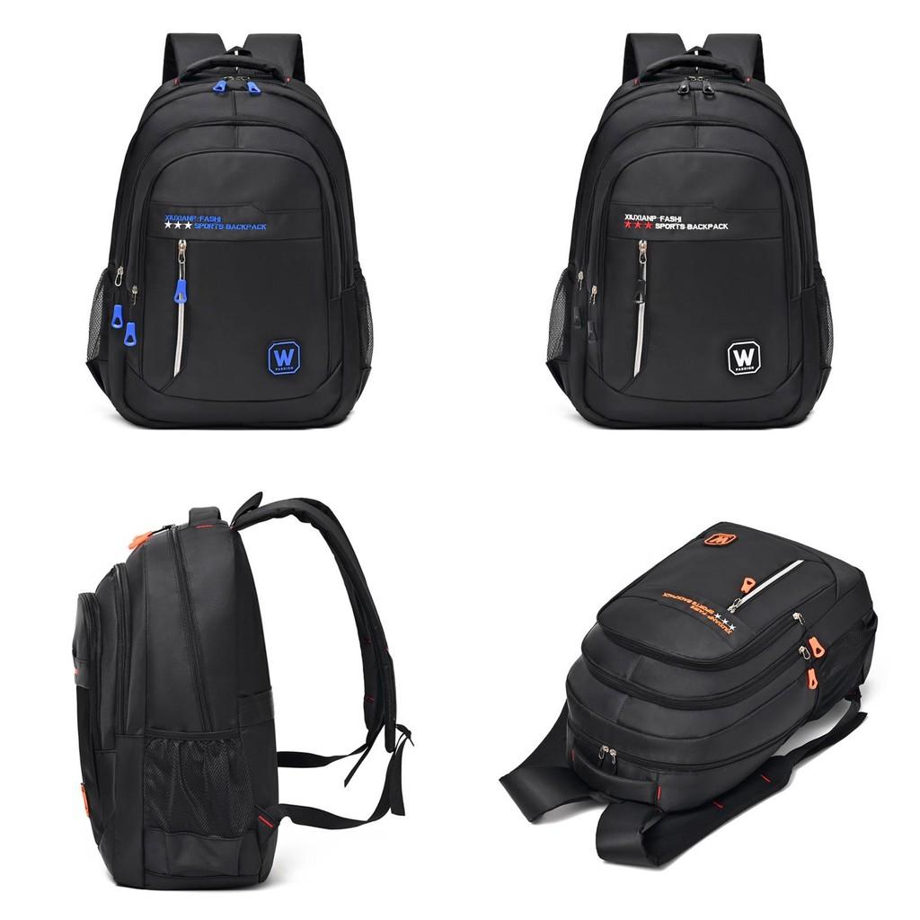 Oxford Cloth Travel Backpack For Men And Women With Letter Star Print