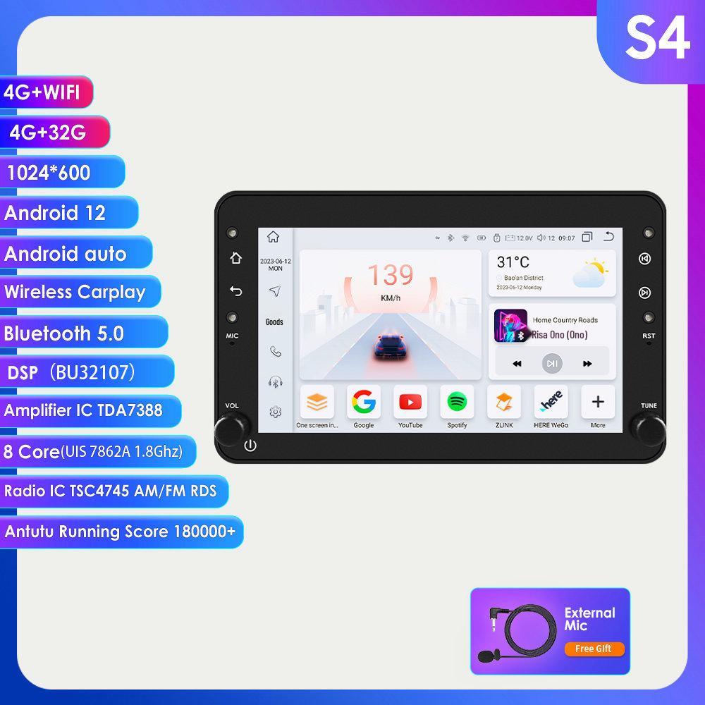 7-Inch Android GPS Car Display & Reversing System for Alfa Romeo