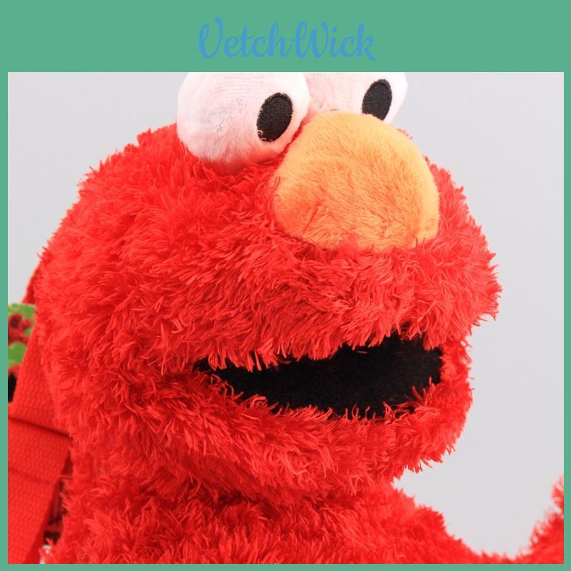 Zaino Morbido di Sesame Street Elmo Mostro Biscotto Big Bird Bambola Per l'Uso Quotidiano