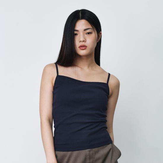 Remove square neck easy bra tank top 3 colors (navy, blue, pink)