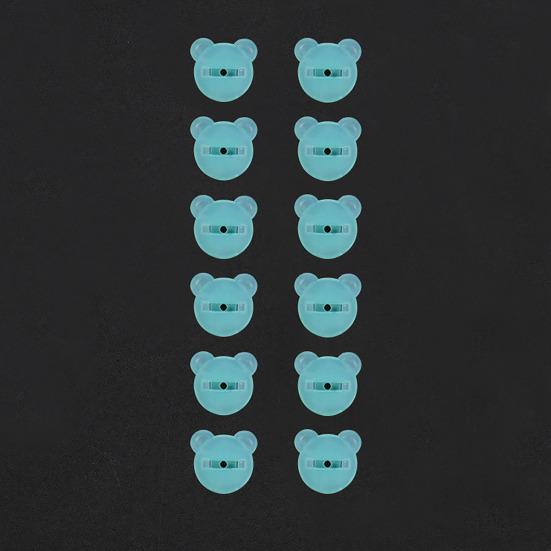 1 zestaw Stitchy Quick Clothing Fixer z 20 broszkami i 100 klamrami w kształcie niedźwiedzia Cienka igła do szycia bezszwowego Kołdra Kołdra Kołdra Mocowanie zapięcia