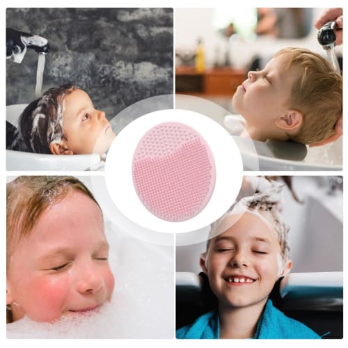 Silicone Baby Scrubber, Scalp Massager For Babies, Baby Hair Comb Brush, Baby Hair Washing Brush, Silicone Bath Scrubber, Baby Dry Skin Relief Brush,