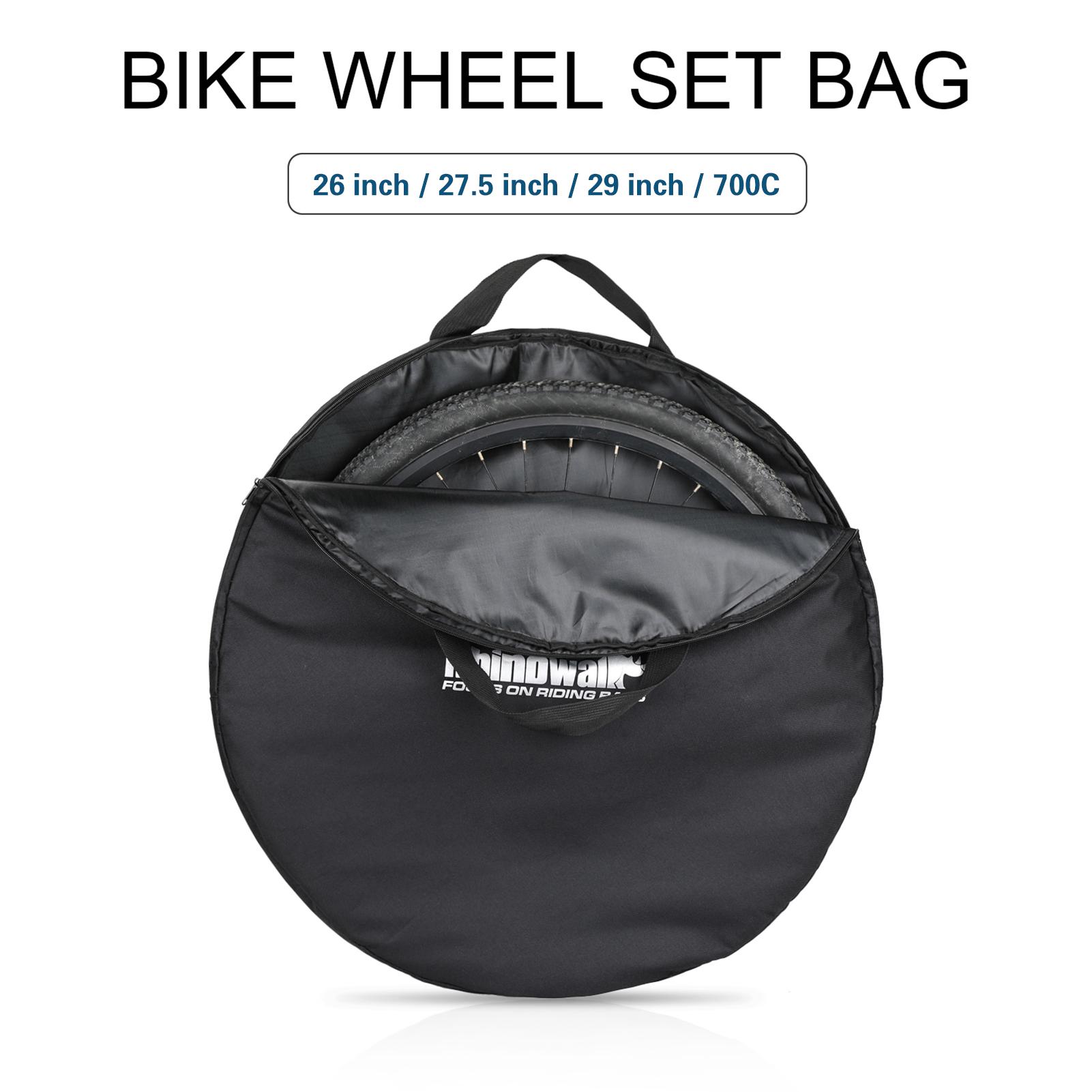 

29 inch Bicycle Wheelset Bag Wheel Carry Bag Oxford Bike Travel Tire Bag Wheel Cover for Mountain Road Bike чёрный