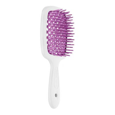 Small Super Brush White Fuchsia