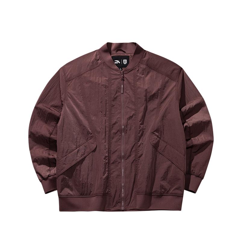 Anta Fan Zhendong Series Solid Color Comfortable Loose Jacket Unisex jackets 172628601R-2 S