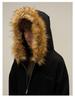 American Retro Oversized Fur Collar Couple Hoodie Cardigan