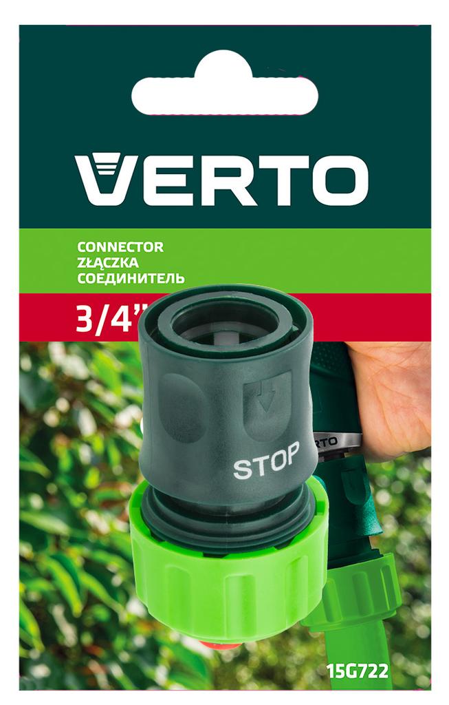 STOP 3/4" connector, single material