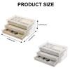 Multifunctional Acrylic Jewelry Storage Case 3 Layer Drawer Box for Bracelets and Beads Accessories Holder with Dividers