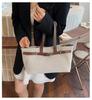 Women's 2026 Large Capacity Woven Tote Bag, Fashionable and Versatile for Commuting and Shoulder Wear