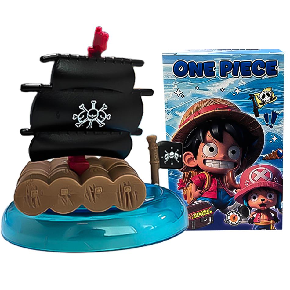 Anime One Piece-Pirate Ship Series Blind Box Guess Bag Toys Doll Cute Anime Figure Desktop Ornaments Collection