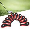 Golf Club Pole Cloth Headcover Protective Cover Heads Protector with Zipper