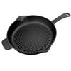 Cast Iron Grill Pan with Round Handle 28 Cm