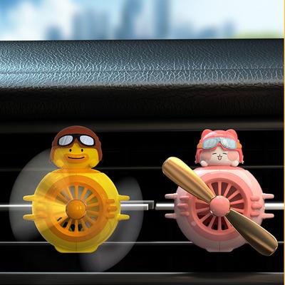 Cute Car Air Freshener Cartoon Duck Auto Air Outlet Aromatherapy Clip Perfume Diffuser Decoration Car Interior