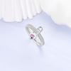 New 925 Silver Rings Firefly Hollow Rose Infinite Love Simple Ring for Women Wedding Engagement Party Jewelry Gift
