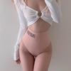 Sexy Seamless Sports And Fitness Letter High-Waisted Seamless Panties, Super Comfortable Tight-Fitting Women's Panties Plus Size