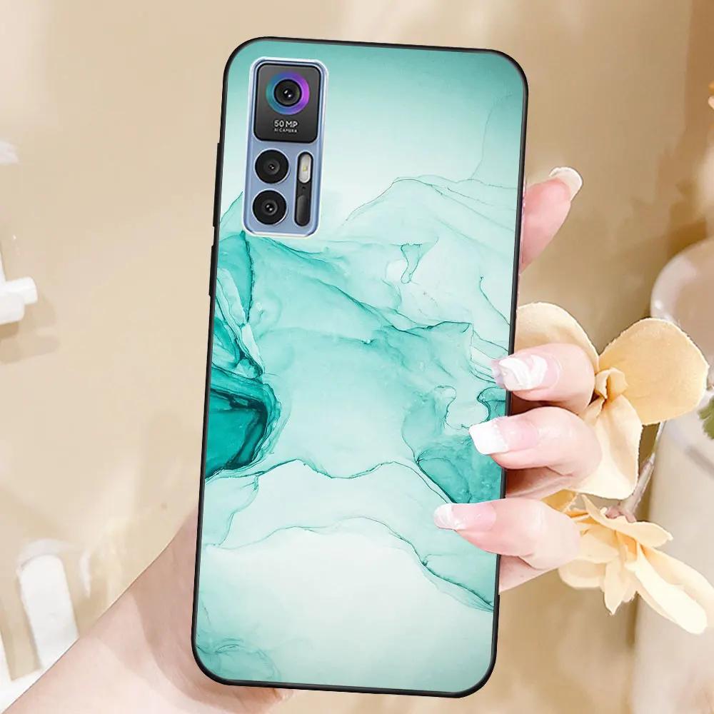 Case For TCL 30 5G Coque TCL 30 Plus TPU Soft Silicone Fashion Phone Funda For TCL 30 Plus Back Cover Case Luxury Capa Bumper