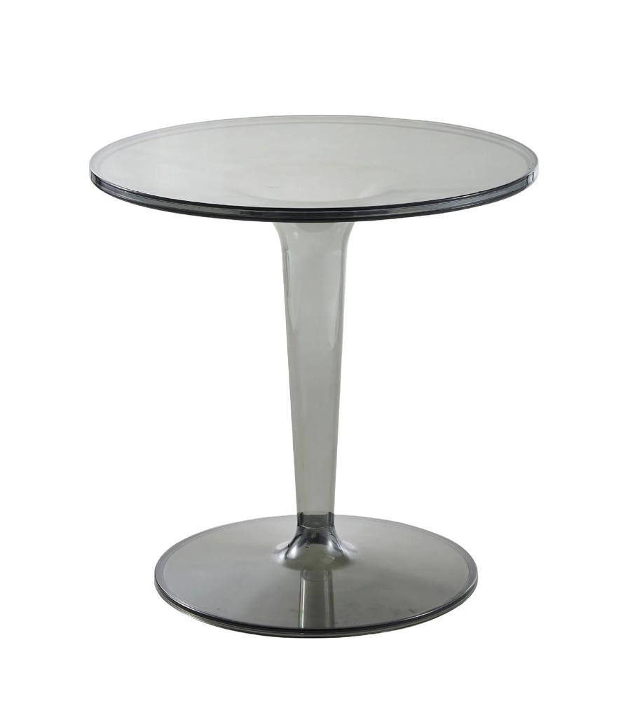 Nordic Simple Transparent INS Coffee Table - Round Acrylic Side Table, Removable Plastic, Compact for Small Spaces