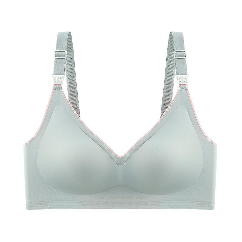 

Нижнее белье для кормления грудью, большие размеры, антипровисающий послеродовой бюстгальтер для беременных, специальный тонкий чехол для беременных M синий