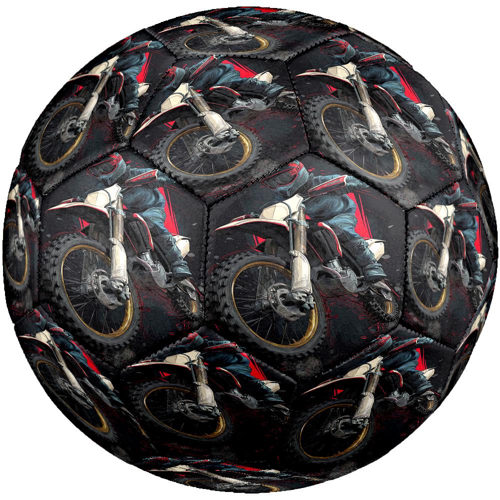 Off Road Motorcycles Theme Size 5 Soccer Ball, Suitable for Both Indoor and Outdoor Matches, a Gift Suitable for Everyone.