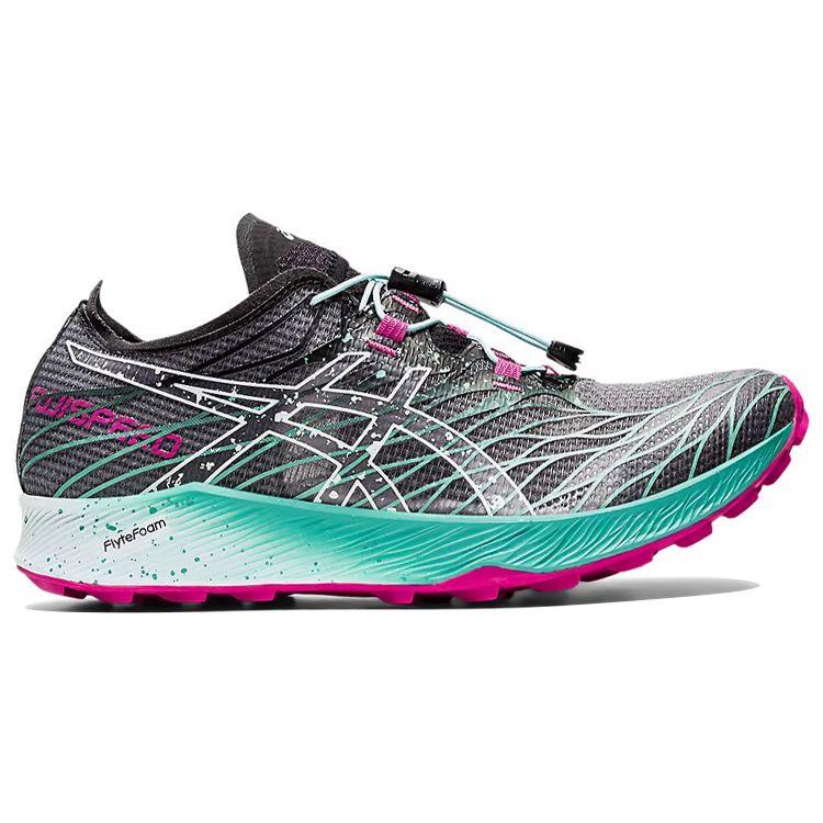 Asics Fuji Speed Black Soothing Sea Women Sneakers 1012B176-001