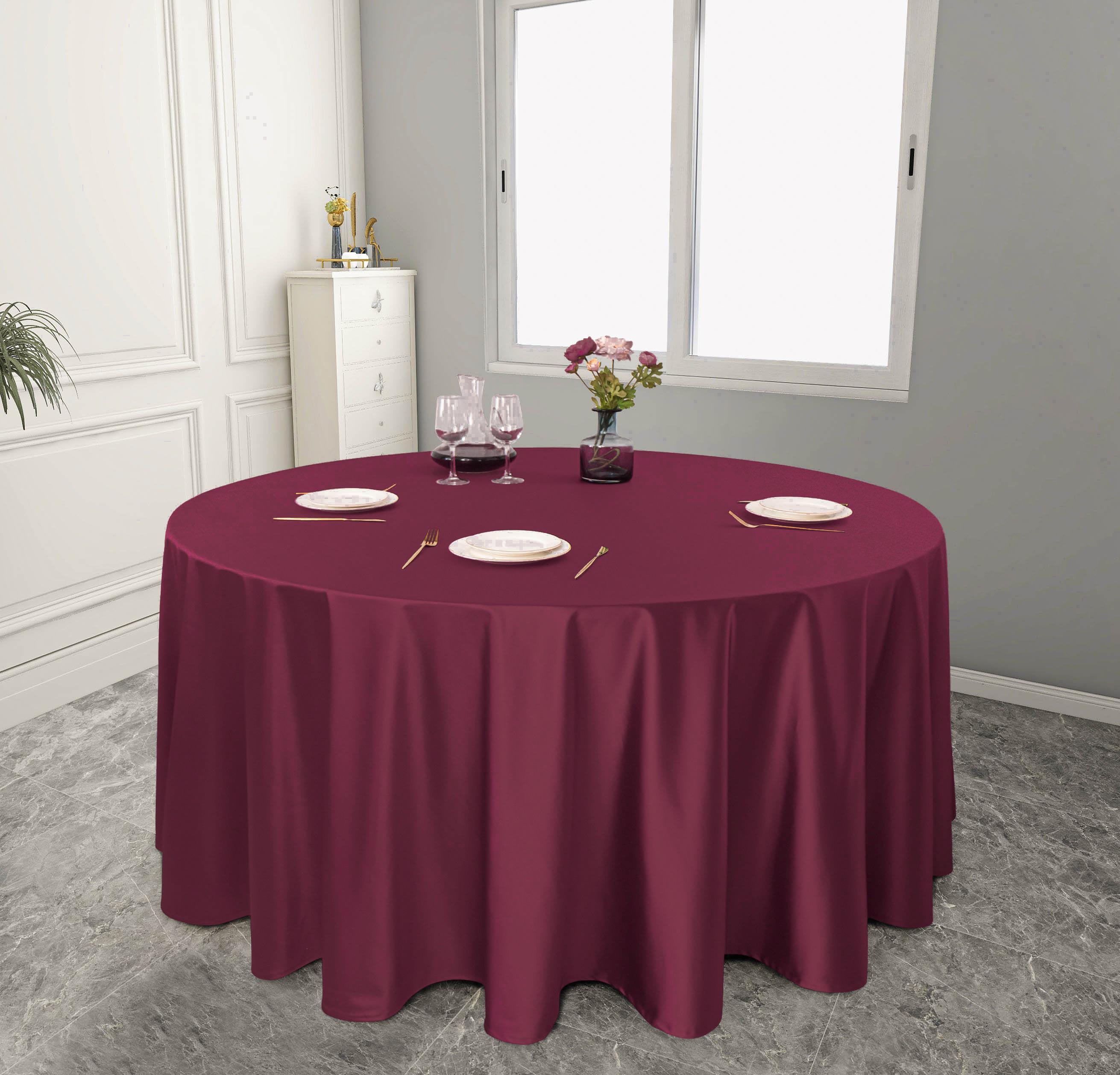 Чистый цвет современная минималистская атласная скатерть утолщенная многоцветная — фото 11