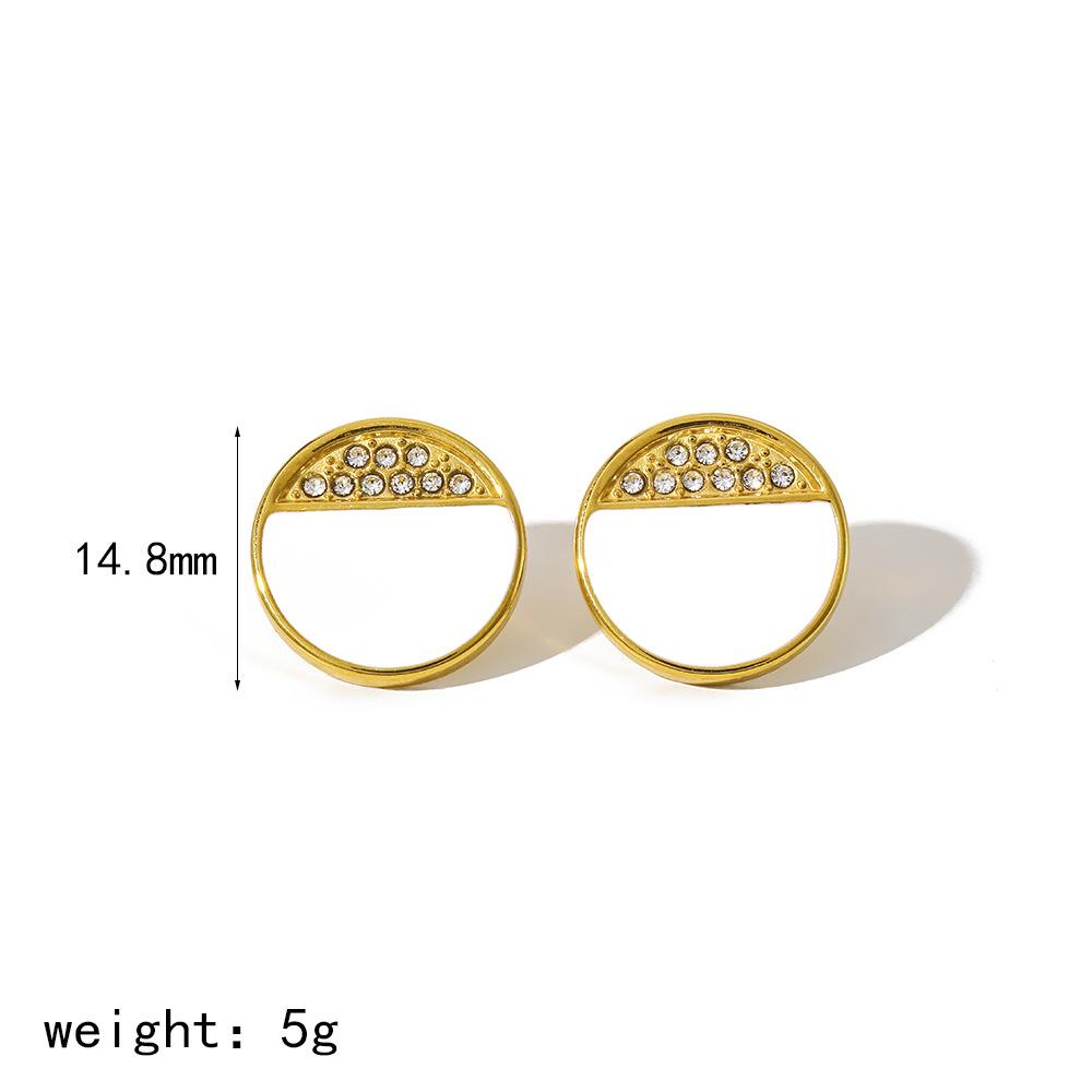 

Новые серьги из титановой стали с цирконием, капающим маслом, не выцветают, легкие, роскошные, модные, инкрустированные бриллиантами, серьги-гвоздики из нержавеющей стали для женщин