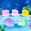 10Pcs Mini Luminous Octopus Animal Miniatures Diy Resin Ornament Fairy Garden Decoration Moss Terrarium Micro Landscape