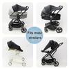 Black Elastic Mesh Stroller Sun Canopy Protection  Sun Shade Adjustable Stretchable Design Lightweight Portable Baby Carriages