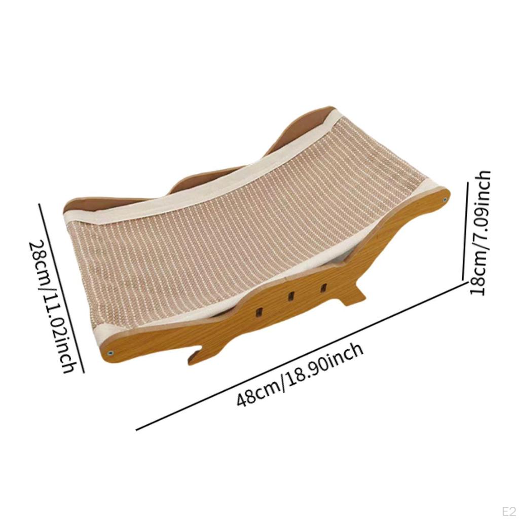 Cat Scratcher Bed Cats Modern Stylish Sofa Shaped Indoor Sleeping Cartoon Furniture Elevated