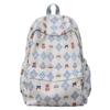 Japanese Style Women's Cute Cartoon Double Shoulder Travel Backpack - Large Capacity School Bag for Students