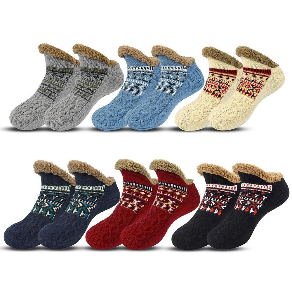 Thickened Design Floor Socks Colorful Sleeping Socks Creative Thermal Slipper Socks Home Wear