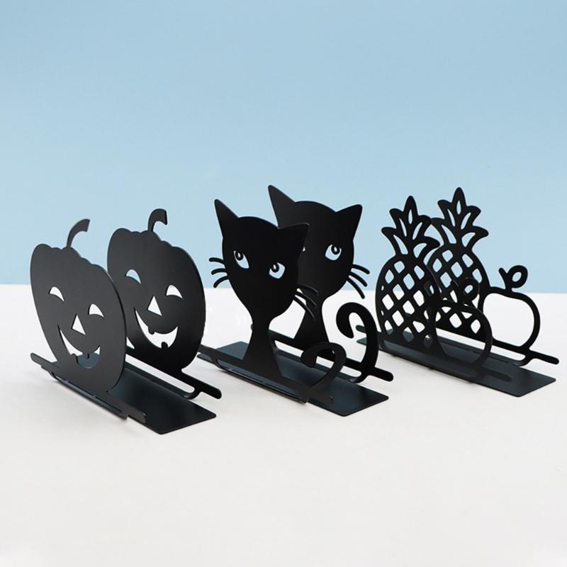 Premium Metal Foldable Napkin Stand Creative Cats Pineapple Shape For Restaurant Hotel Home Kitchens Storage