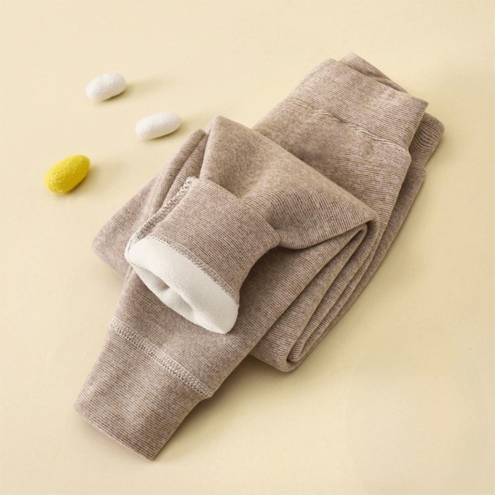 Thickened Kids Leggings Cold-proof Long Pants Warm Winter Pants  for Kids 90cm