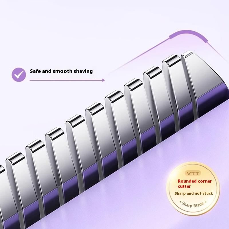 Electric Shaver for Women Waterproof Wet & Dry Hair Razors 2 In 1 Double Head Dual Bikini Hair Trimmer Detachable Head Shaver