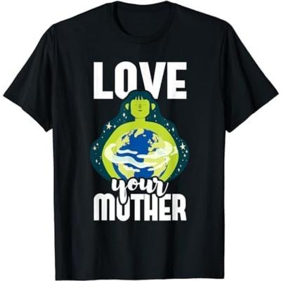 Love Your Mother Environmental Protection Earth Day Climate T-Shirt GIU Mens Womens Tank Top Sweatshirt Hoodie Black
