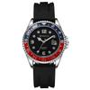 Silicone Strap Water Ghost Men's Business Watch with Alloy Case