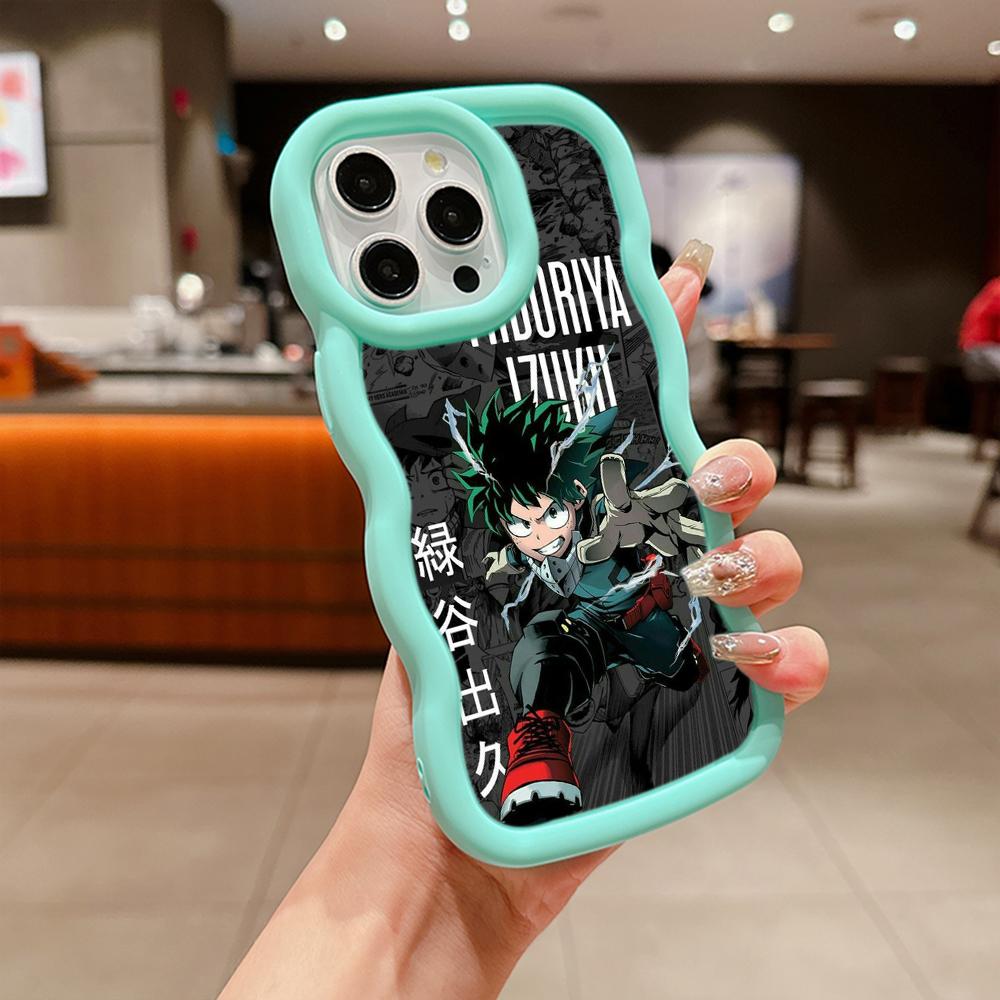 Macaron Soft TPU Phone Case for Xiaomi Poco X3 X5 X6 M6 Redmi 12C 13C Redmi Note 9 10 11 12 13 Pro 10s 11s 12s Cover Ae54 Anime My Hero Academia Art