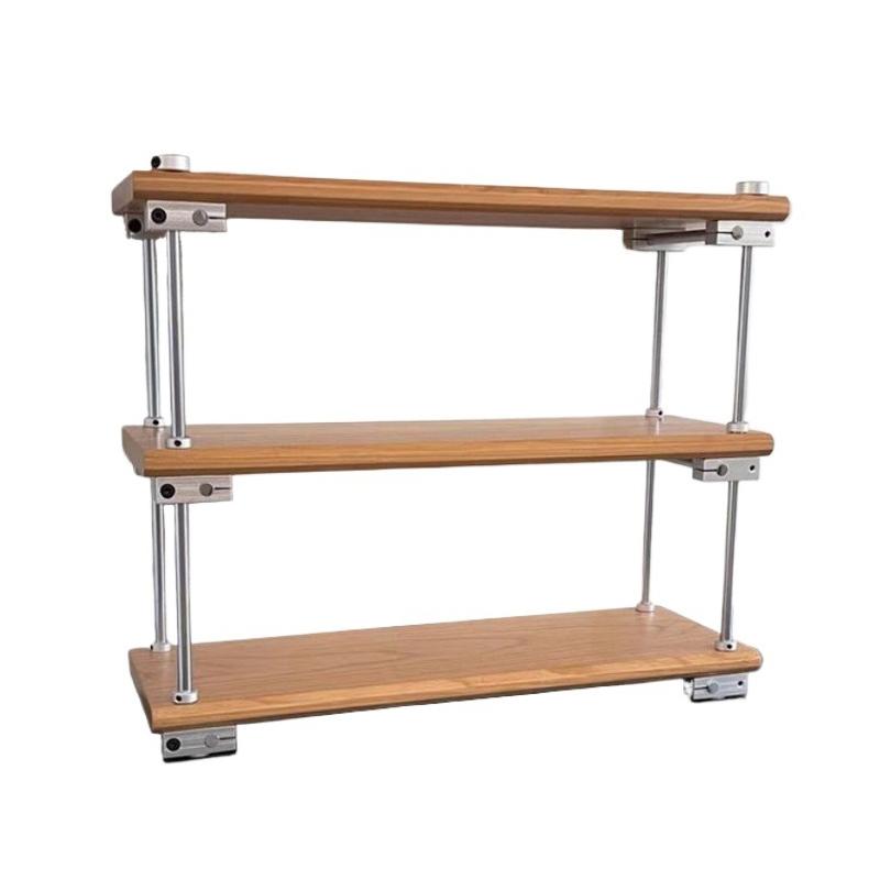 

Wooden Cutlery Holder Organization Storage Modern Dish Racks Metal Sauce Shelf Useful Seasoning Holders Kitchen Accessories