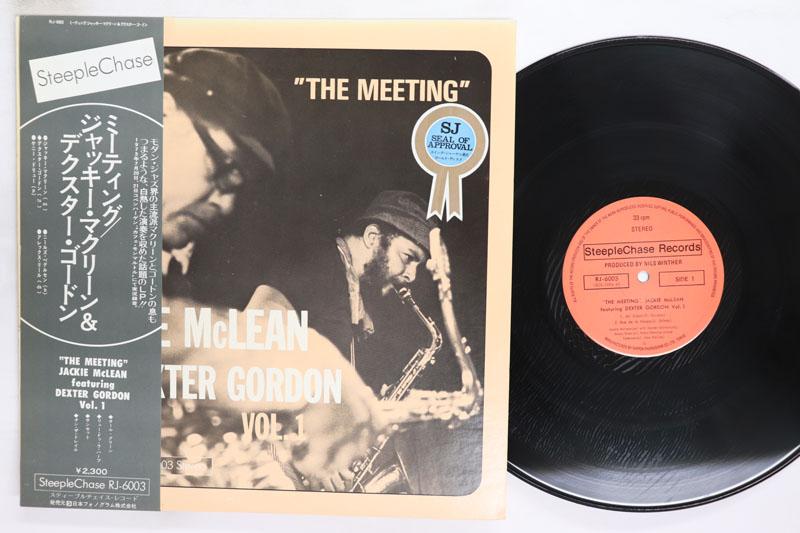 

LP Record JACKIE MCLEAN DEXTER GORDON Meeting Vol.1 RJ6003 STEEPLE CHASE 1974 Japan Obi Jazz Used