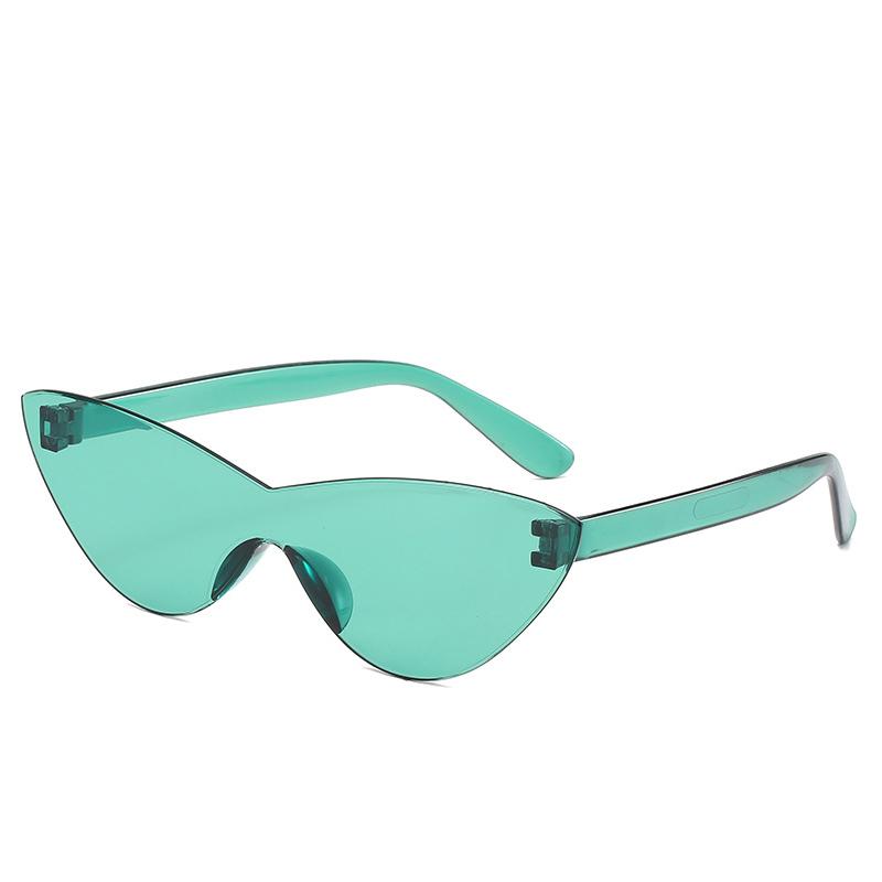 Purple Black Red Sunglasses Cateye Eyewear Women Brand Designer Small Triangle Vintage Sun Glasses Retro Sexy Cat Eye Sunglasses