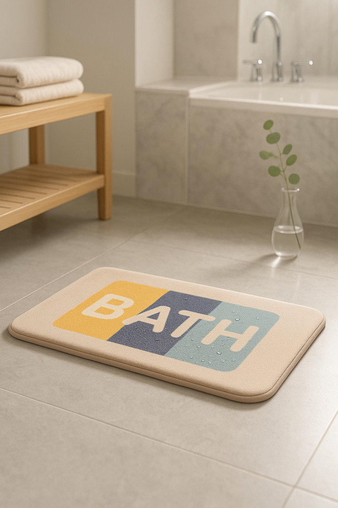 Bathroom Non Slip Water Absorption Mat Floor Mat Rugs