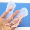 Transparent Silicone Anti-Friction Heel Grips - Invisible, Self-Adhesive Pads for Women's Shoes