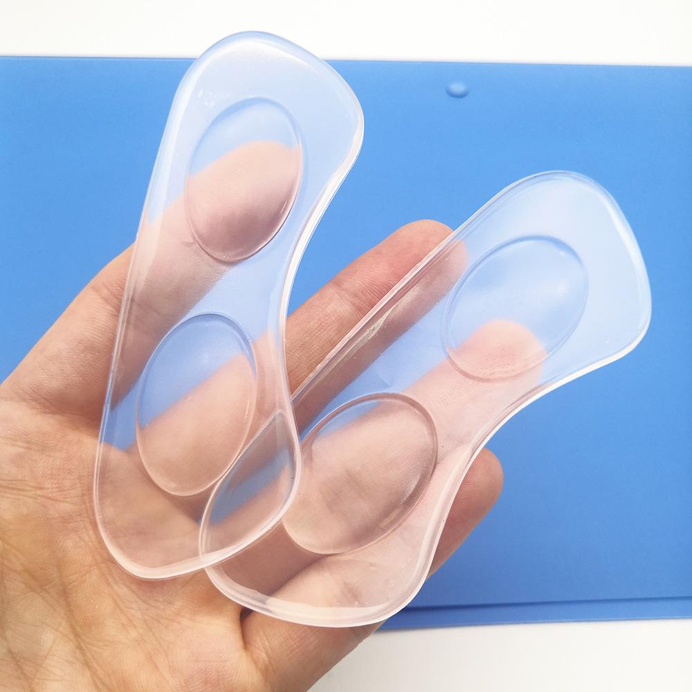 Transparent Silicone Anti-Friction Heel Grips - Invisible, Self-Adhesive Pads for Women's Shoes