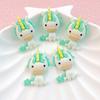 10Pcs New Cute Cartoon Unicorn Series Flat Back Resin Cabochons Scrapbooking DIY Jewelry Craft Decoration Accessorie
