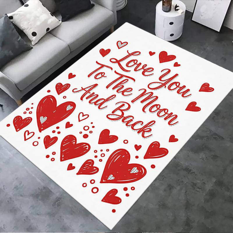 2025 New Love Carpet Rug for Living Room Bedroom Home Sofa Decoration,Kids Play Non-slip Floor Mat