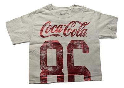 Coca-Cola Juniors Coke Coca-Cola 86 Cropped Cremefarbenes Shirt Neu S, M, L, XL