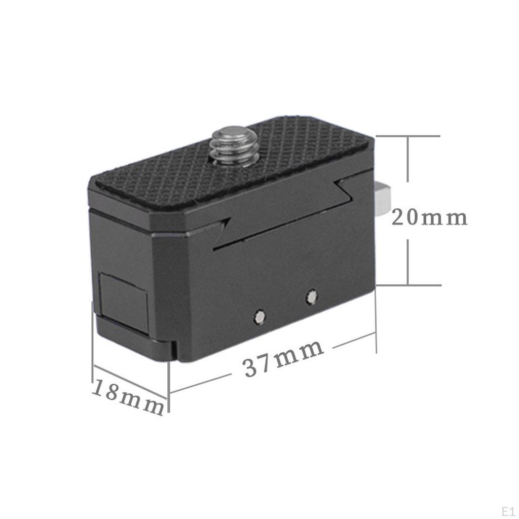 Quick Release Plate Tripod Mount Adapter Easy Installation Compact Non Slip Practical Accessories
